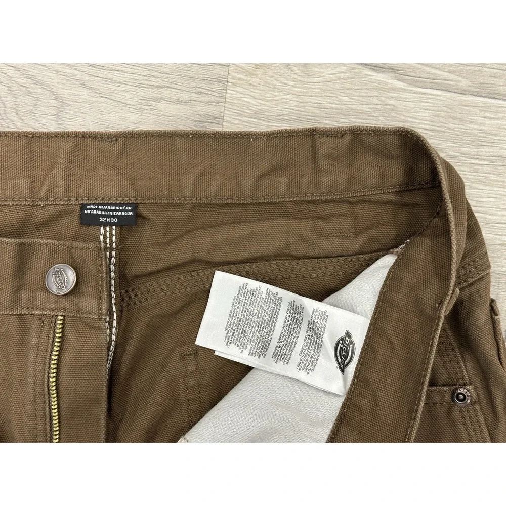 Dickies Carpenter Jeans Relaxed‎ Fit 32x30 Straight Brown Utility NWOT